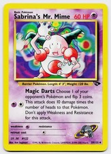 SABRINA'S MR. MIME UC GYM CHALLENGE 59/132 POKEMON UNLIMITED LP on eBay