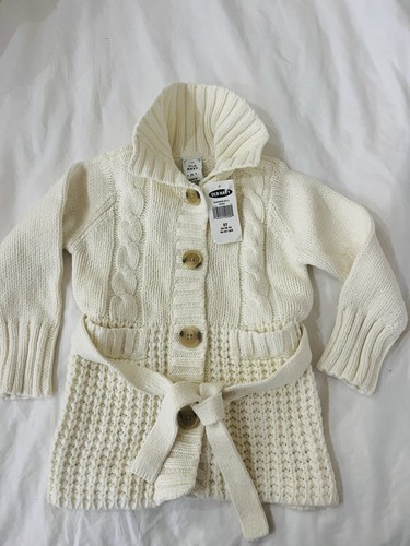 Old Navy Cotton Sweater Cardigan 2 T Y - Picture 1 of 13