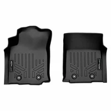 SMARTLINER SA0211 Front BLACK Floor Liners for Tacoma Ext/Double