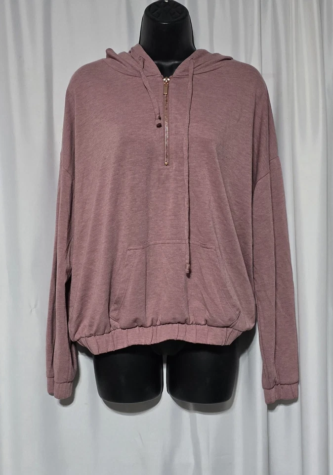 Sudadera con Capucha Cato Live Well Lounge Mujer Rosa Cremallera Completa Mezcla de Poliéster Informal Talla M Foto 3 de 4