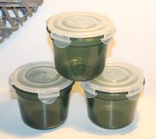 3 Lock und Lock LocknLock Vorratsdose DOSEN SET RUND SALBEI 480 ml