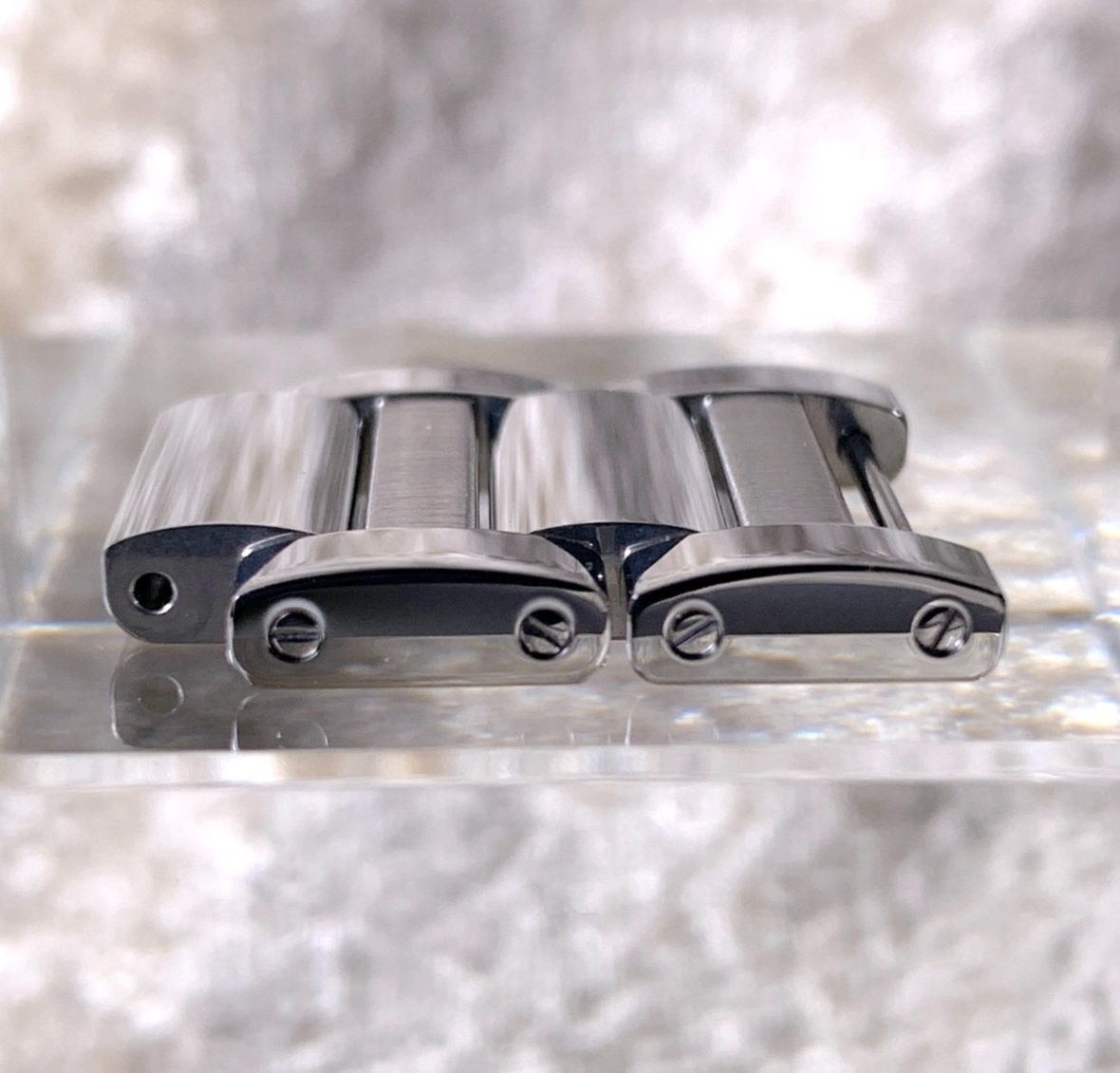 Genuine Cartier Watch Band Bracelet Tank Must XL 2P Link 22.5 mm