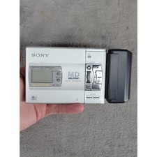Sony MZ-R50 Portable MiniDisc Walkman Recorder Silver Digital Mega Bass Japan