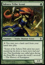 Sakura-Tribe Scout - Medium Play MTG Saviors of Kamigawa