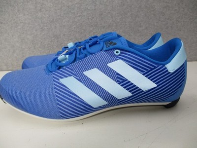 Adidas The Road Cycling Mens Sz 9 Womens Sz 10 Shoes Blue Rush  3-Bolt Lace
