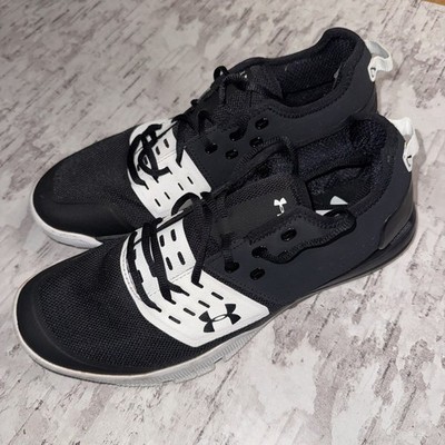 Under Armour Charged Ultimate 3.0 Art.3020548-001 Mens Shoes Black/White Size 9