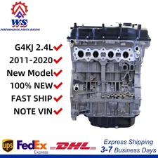 New Model G4KJ Long Block Engine Assembly For Hyundai Santa Kia Optima 2.4 11-20