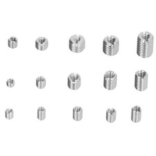 ⁺75PCS Threaded Insert Stainless Steel Silver Wear Resistant M3 M4 M5 Internal