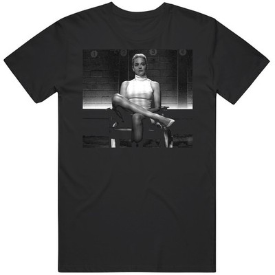 Sharon Stone Basic Instinct Classic Cult Movie Scene  T Shirt