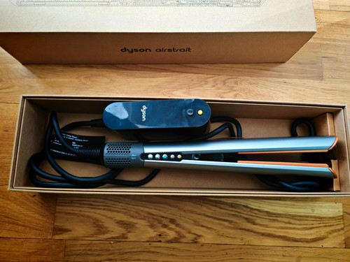 Dyson Airstrait Hair Straightener/Flat Iron Electric Grey/Copper