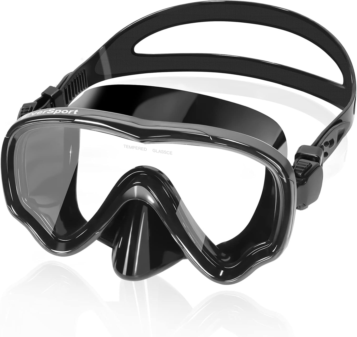 Swim Goggles Adult with Nose Cover, Anti-Fog Clear Diving Mask Wide View No Blur