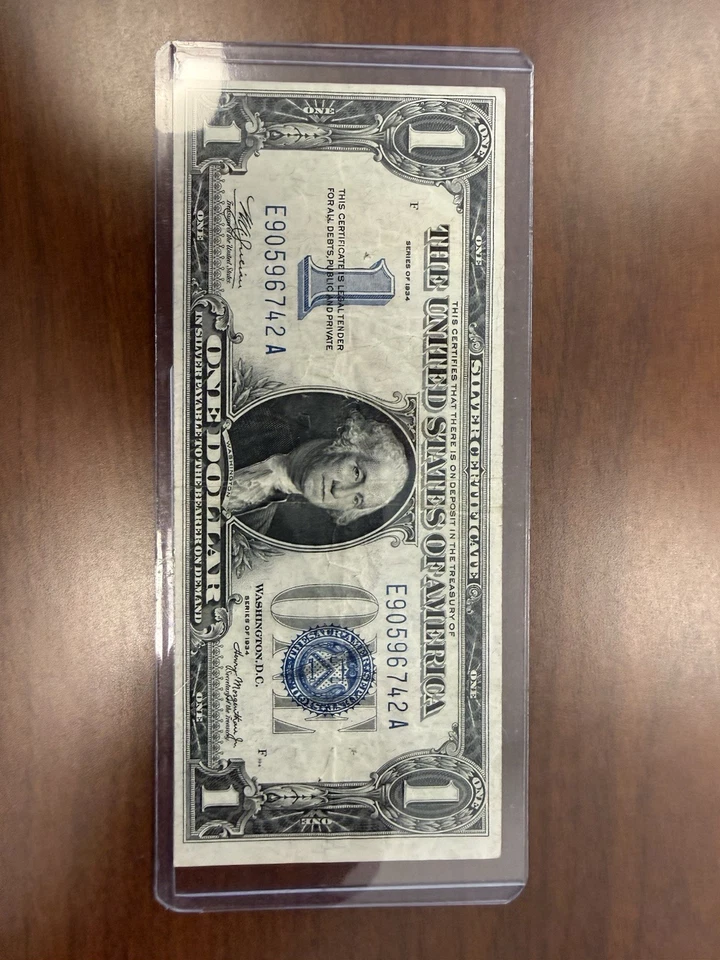 Vintage 1934 Currency Set $100, $20, $10, $5, $1 notes - Image 2 of 4