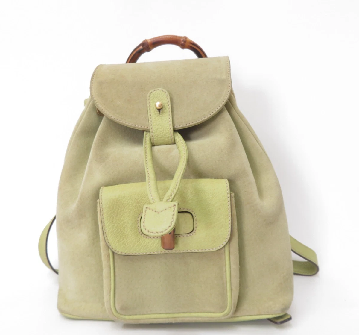 Gucci Bamboo Suede Exterior Small Bags & Handbags for Women 