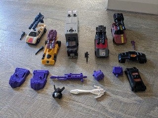 Vintage 1986 Transformers G1 Menasor Stunticons Set 100% Complete Hasbro