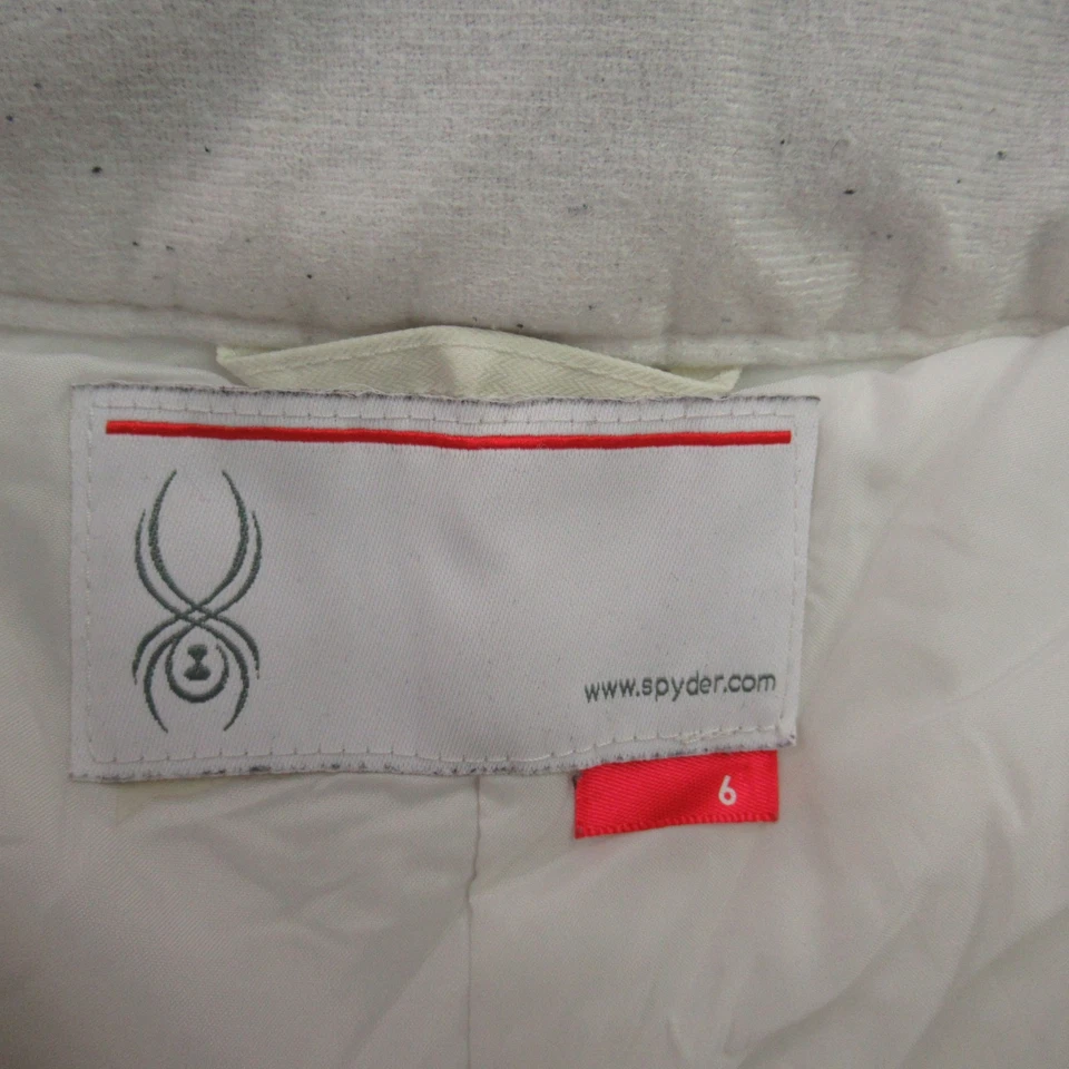 Pantalones de esquí Spyder para mujer 6 bolsillos de carga de pierna recta ligeros marfil informales Foto 3 de 4