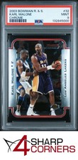 2003 BOWMAN ROOKIES & STARS CHROME #32 KARL MALONE HOF POP 1 PSA 9