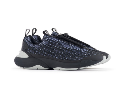 Dior - B24 Sneaker - Schwarz Navy Blau Cannage Oblique Logo EU43,5 UK9,5 US10,5