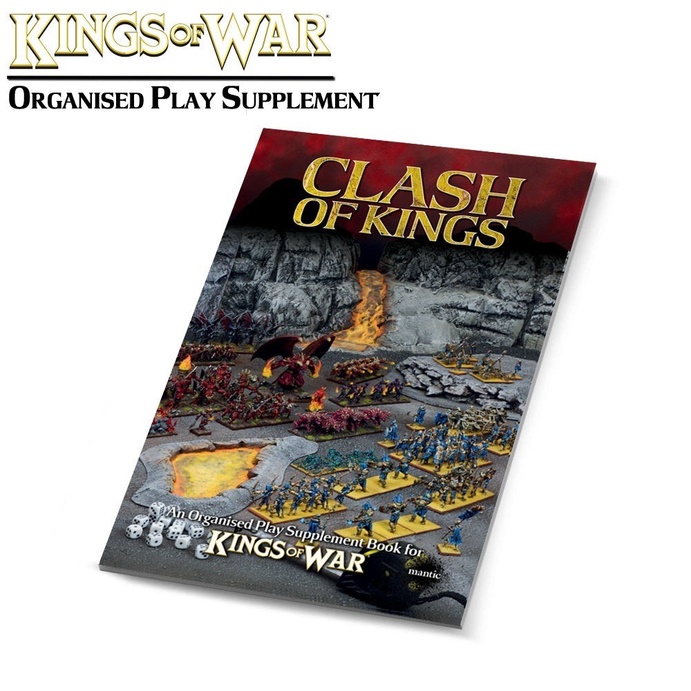 Kings of War - дополнение для организованной игры Clash of Kings в мягкой обложке MGE KW11