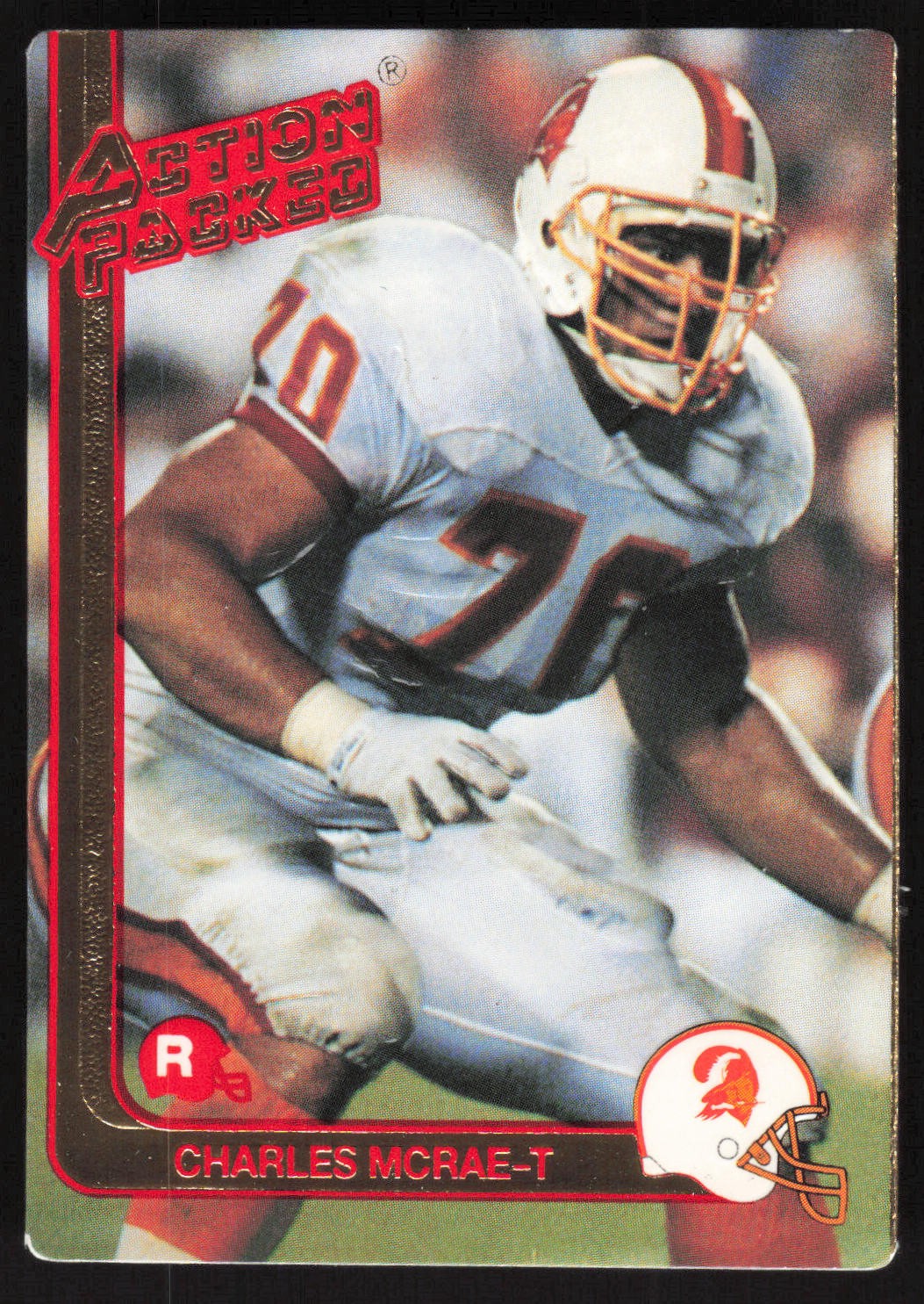 Charles McRae 1991 Action Packed Rookie/Update: #40 Tampa Bay Buccaneers