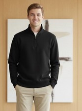 banana republic Men  s 1/4 Zip Pullover Sweater Size Large