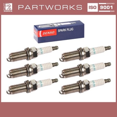 6x Spark Plug For Porsche Cayenne 4.8 957 970 Panamera 997 991 Turbo S DENSO