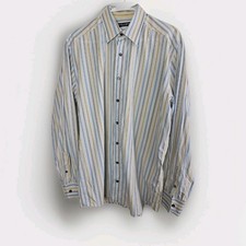 Dolce And Gabbana Mens Striped Shirt Size 17/43