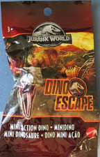 MATTEL JURASSIC WORLD MINI ACTION DINO FIGURE MYSTERY BAG DINO ESCAPE NEW