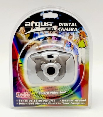 Argus DC1500 Digital Camera No Film Needed-Up to 80 Photos PC & Mac 2000 NEW