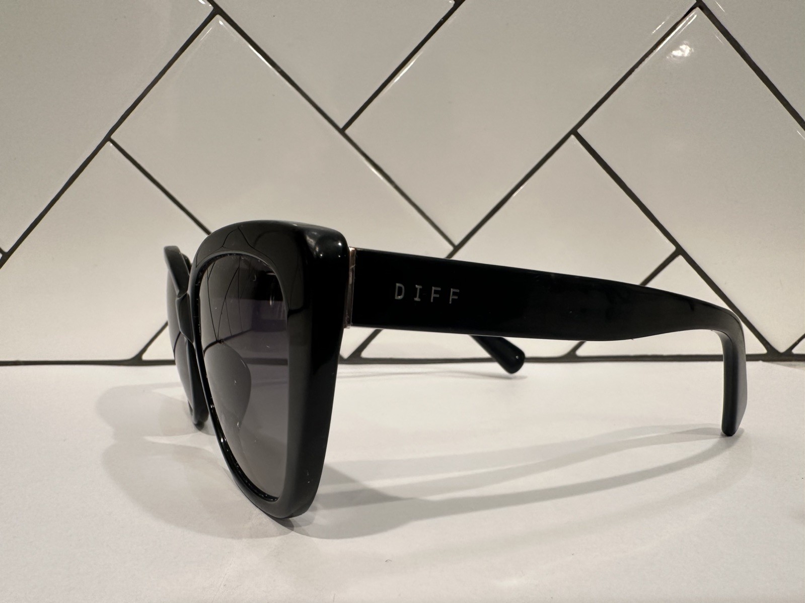 DIFF Eyewear Ruby Polarized Sunglasses Black Cat … - image 2