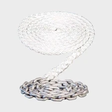 Lewmar Boat Anchor Rode 69000341 | 20Ft Chain x 250Ft Rope 3-Strand
