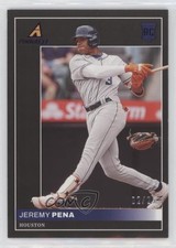 2022 Panini Chronicles Pinnacle Purple 2/25 Jeremy Pena #15 o7m