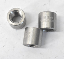 Lot of 3 1/2" Stainless Steel Threaded Coupling Fitting Industrial Pipe