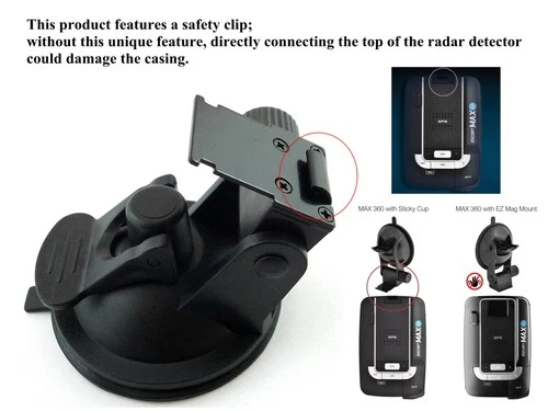 SUPER GRIP SUCTION CUP / MOUNT GOOD FOR ESCORT MAX (Non-Magnetic) RADAR DETECTOR