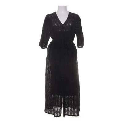MSCH Copenhagen, Kleid, Größe: L, Schwarz, Baumwolle/Polyamid/Viskose #rRG