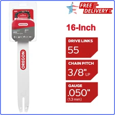 16" Replacement Chainsaw Bar And S55 AdvanceCut Chainsaw Chain, 55 Drive Links