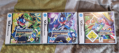 Mega Man Star Force Dragon / Pegasus / Zerker X Ninjas PAL CIB DS