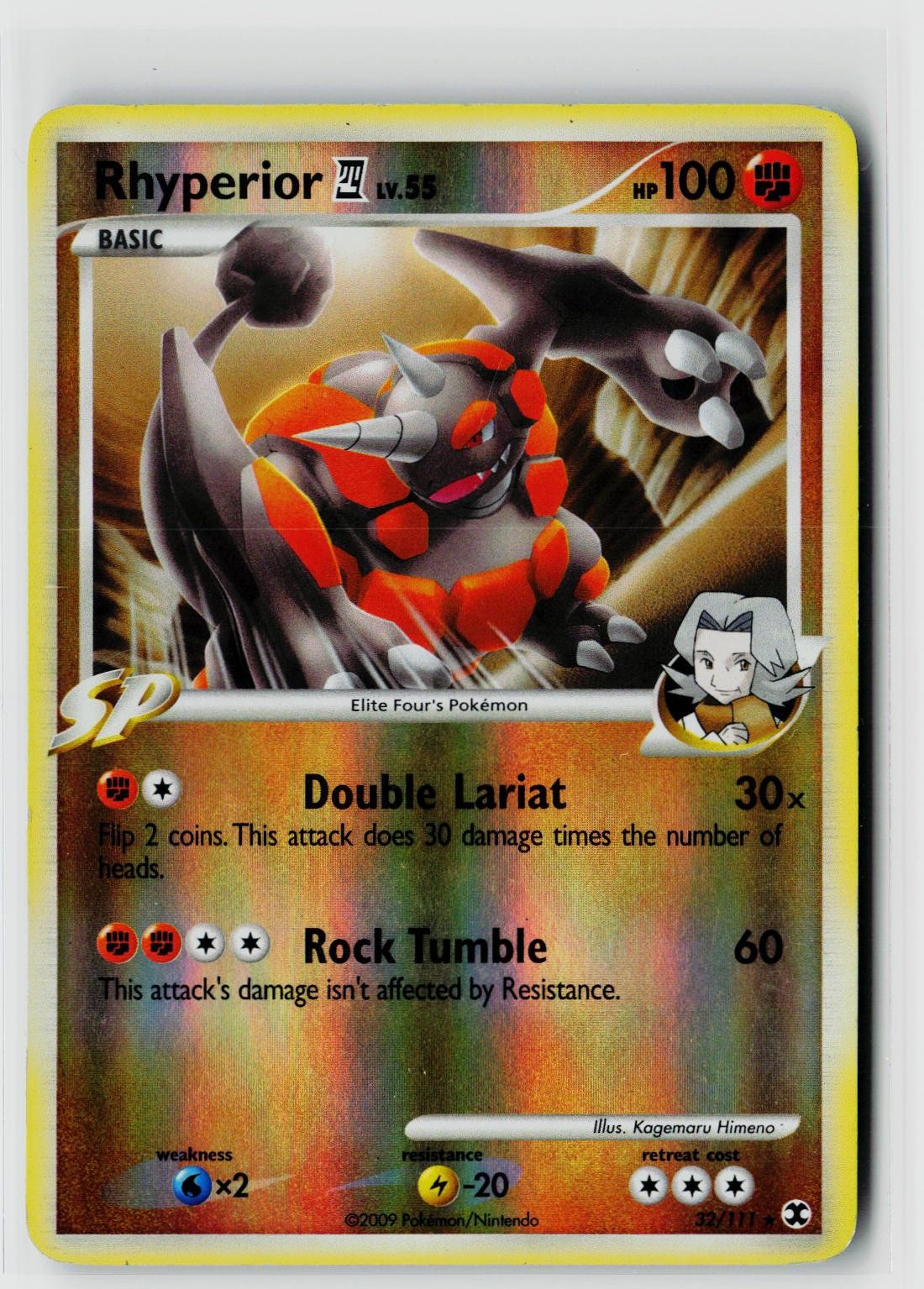Pokemon Rising Rivals #32/111 Rhyperior E4