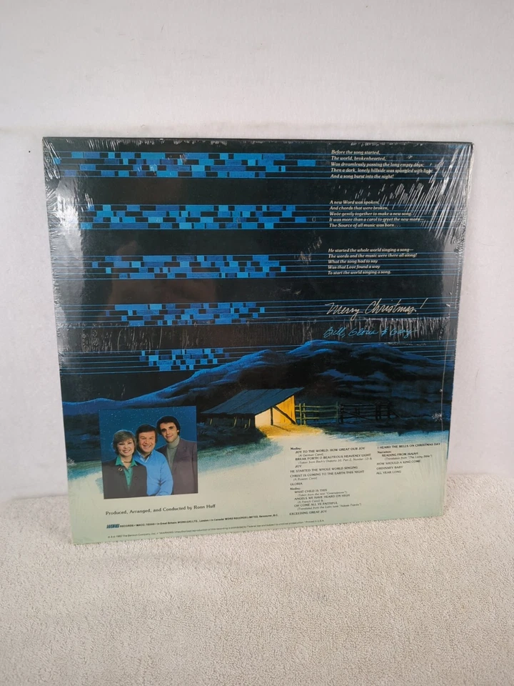 Bill Gaither Trio He Started The Whole World Singing Sealed Christmas LP - Image 2 of 4