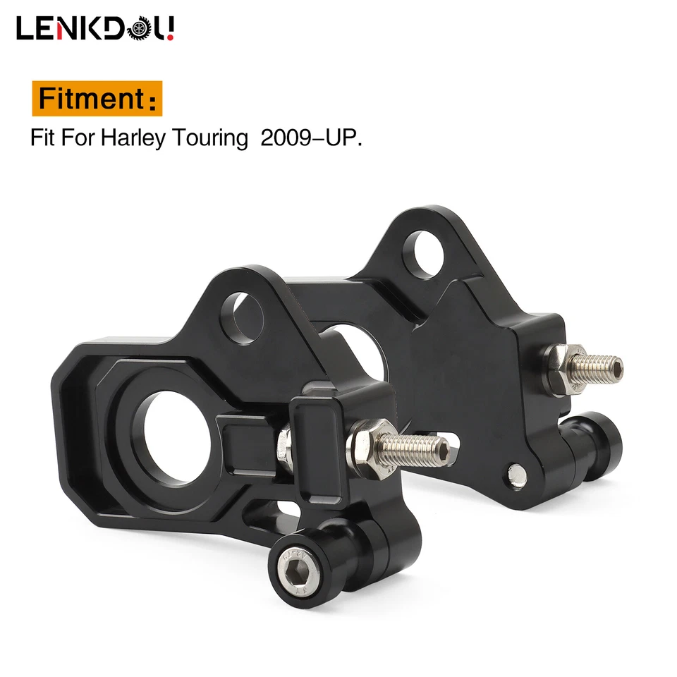 Kit de ajuste de eixo de rolamento traseiro de motocicletas para Harley Touring Electra Road Glide - Imagem 4 de 4