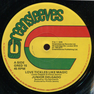 Junior Delgado - Love Tickles Like Magic (12'') (Near Mint (NM or M-)) - 34356833
