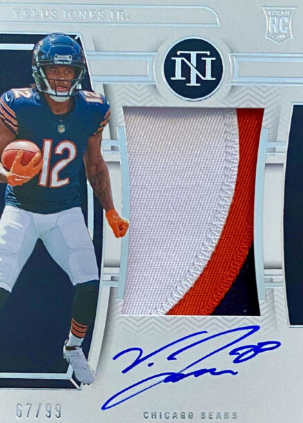 2022 Panini National Treasures Velus Jones Jr. #181 - 1 of 1