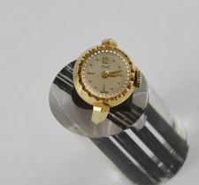 Piaget 18ct Gold Ring Watch - Rare Vintage 1950's Mechanical Watch - 18K