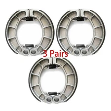 3 Pack Rear Brake Shoes For Honda Rancher 350, 400, 420 & Foreman 400, 450, 500