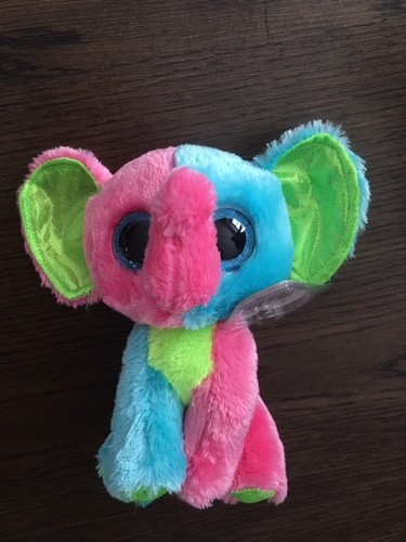 brand new with tags ty beanie boo elfie elephant6in ~ retired