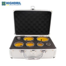 7pcs Diamond Drilling Core Bits Set Cut Ceramic Tile Marble Hole Saw Cutter Tool