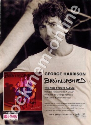George Harrison The Beatles Brainwashed LP Advert