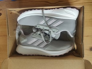 adidas grey ladies trainers