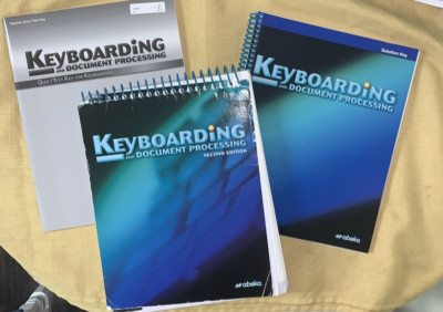 A Beka Keyboarding and Document Processing Text, Test Key, & Solution Key SET