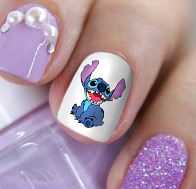 Lilo & Stitch Nail Art Decals Salon Quality! Disney eBay