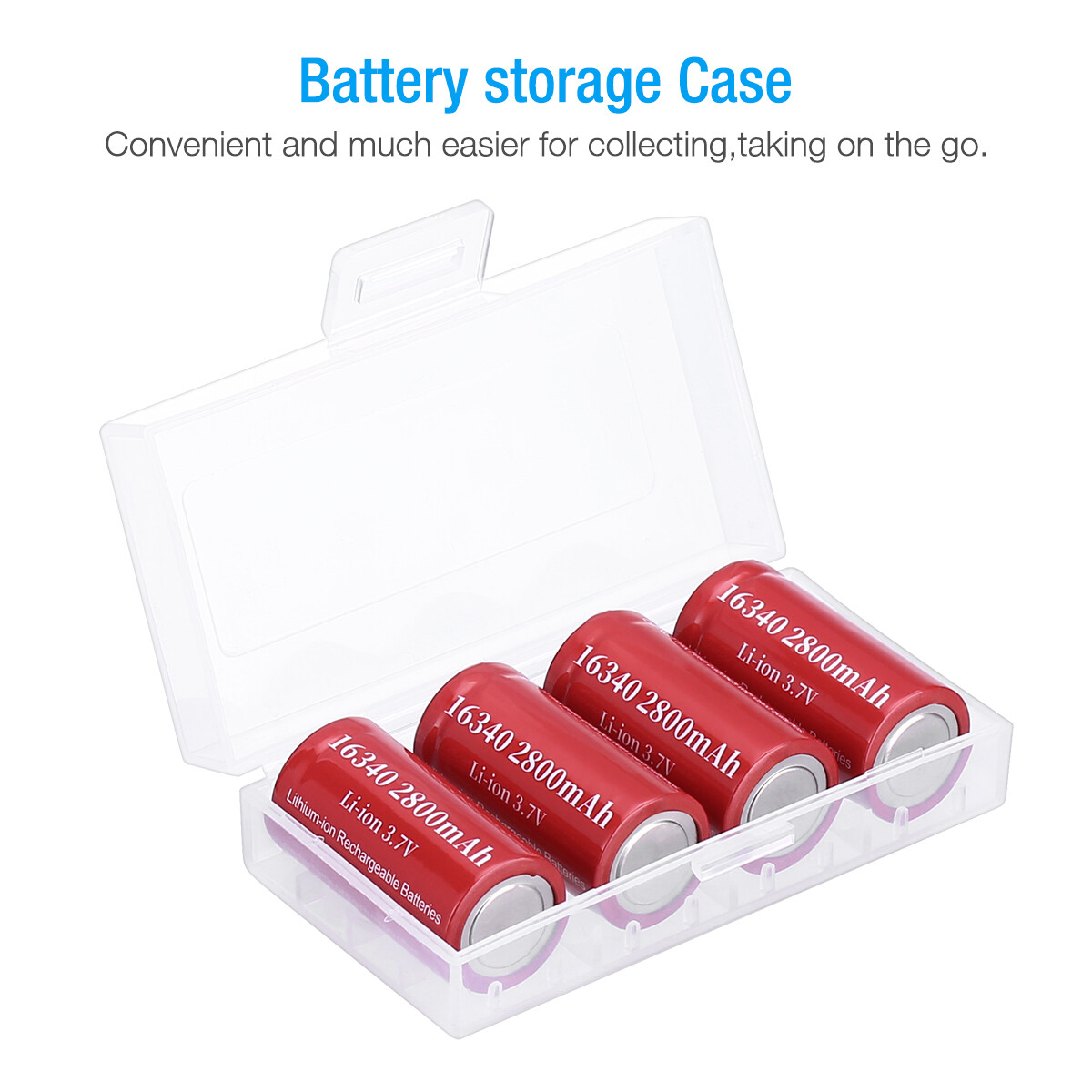 4PCS CR123A 16340 Lithium Liion Rechargeable Batteries For Arlo